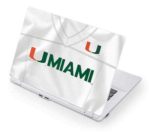 University of Miami White Jersey Acer Chromebook Skin